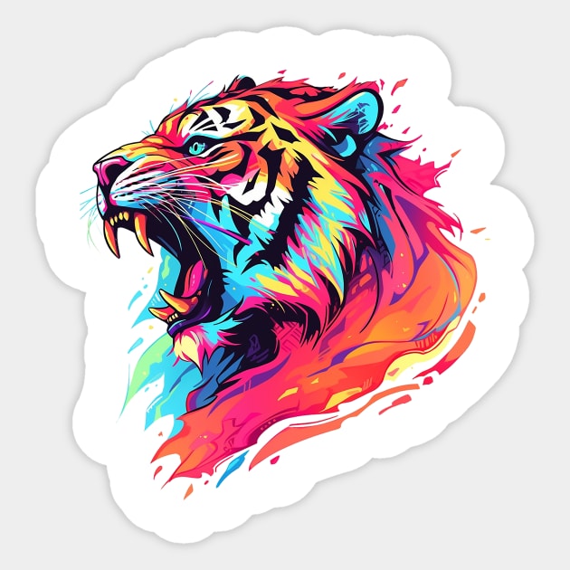 tiger Sticker by piratesnow